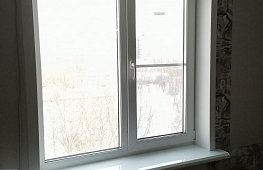 Пластиковое окно КВЕ-70 Эксперт 5-камерный, подоконник Данке. tab