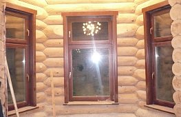 Деревянные окна для деревянного дома tab